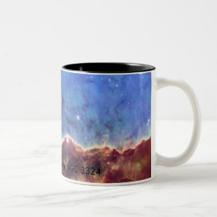 Stern-Formung der Region NGC 3324 Zweifarbige Tasse