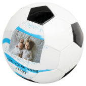 Stern funkelnde Glitzer fügen Foto-Sondertext hinz Fußball (Dreiviertel)