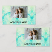 Stern funkelnde Glitzer fügen Foto-Sondertext Visitenkarte (Vorne/Hinten)