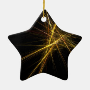 Stern für Weihnachtsbaum Keramik Ornament