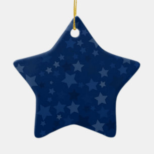 Stern für Weihnachtsbaum Keramik Ornament