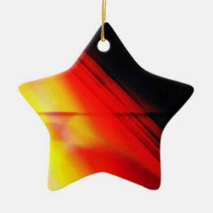 Stern für Weihnachtsbaum Keramikornament