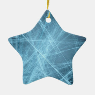 Stern für Weihnachtsbaum Keramikornament