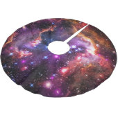 Stern-gefüllte kleine Magellanic Polyester Weihnachtsbaumdecke (Schrägansicht)