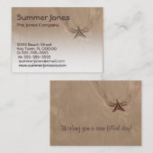 Stern-gefüllte TagesVisitenkarte-Schablone Visitenkarte (Vorne/Hinten)