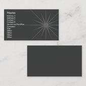 Stern - Geschäft Visitenkarte (Vorne/Hinten)