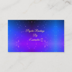 Stern-Goldgeistiger Planeten-lila Geschäfts-Karten Visitenkarte