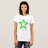 Stern-grüner T - Shirt (Vorne ganz)