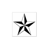 Stern Gummistempel (Prägung)