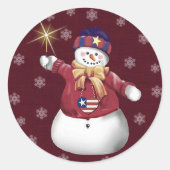 Stern-heller Aufkleber (Vorderseite)