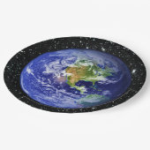 Stern-Hintergrund DER PLANETEN-ERDE v3 Pappteller (Schrägansicht)