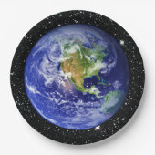 Stern-Hintergrund DER PLANETEN-ERDE v3 Pappteller (Vorderseite)