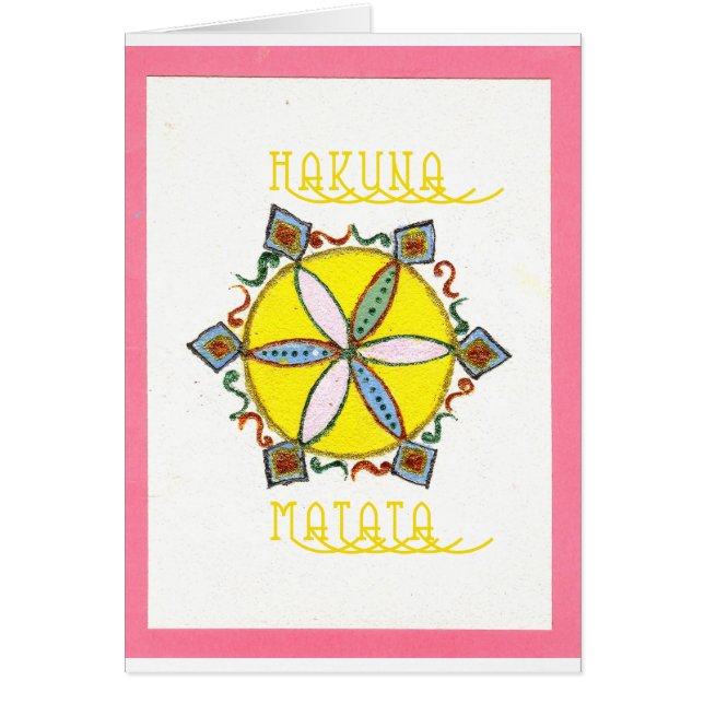 Stern im Making Hakuna Matata (Vorne)