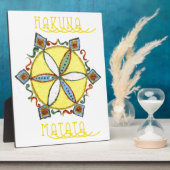 Stern im Making Hakuna Matata Fotoplatte (Seite)