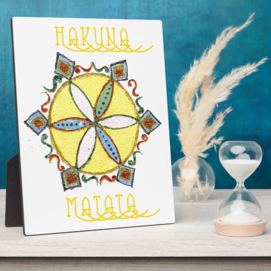 Stern im Making Hakuna Matata Fotoplatte (Seite)