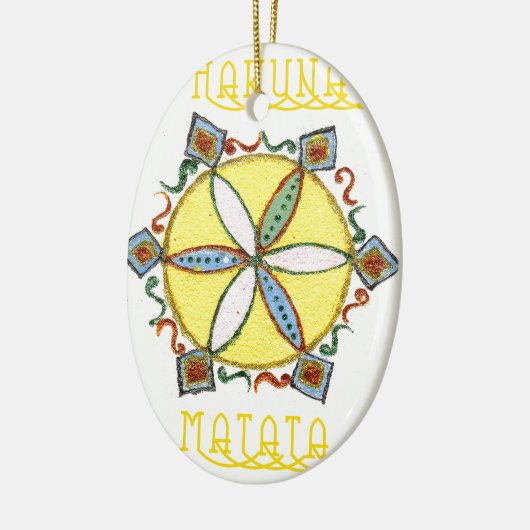 Stern im Making Hakuna Matata Keramikornament (Links)