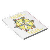 Stern im Making Hakuna Matata Notizblock (angewinkelt)