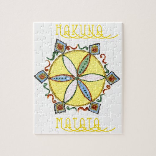 Stern im Making Hakuna Matata Puzzle (Vertikal)