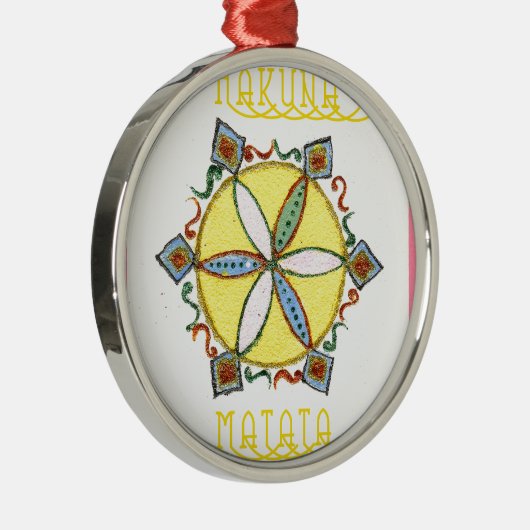 Stern im Making Hakuna Matata Silbernes Ornament (Rechts)