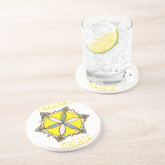 Stern im Making Hakuna Matata Untersetzer (Seite)