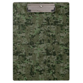 Stern im Stil digitaler Camouflage Klemmbrett (Vorderseite)