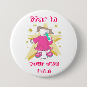 "STERN in IHREM EIGENEN LEBEN! " Button