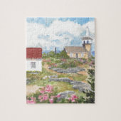 Stern-Insel-Raum-Ansicht eine Ansicht an der Insel Puzzle (Vertikal)