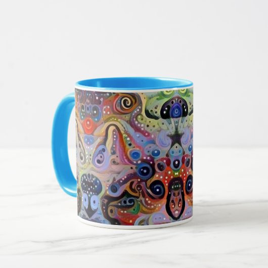 Stern-Insel Tasse (Vorderseite Links)
