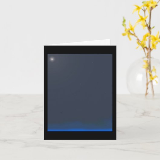 Stern Karte (Gelbe Blume)