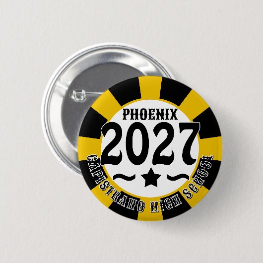 Stern-Klasse Abschlussjahrgang 2027 Button (Vorne & Hinten)
