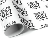 Stern-Klasse Abschlussjahrgang 2027 Geschenkpapier (Rolleneckpunkt)