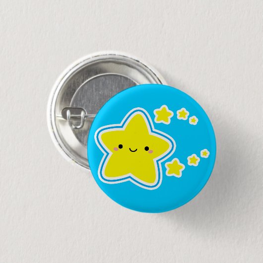 Stern-Knopf Button (Vorne & Hinten)