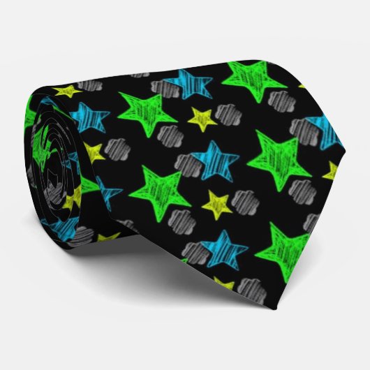 Stern-Krawatte Krawatte (Gerollt)