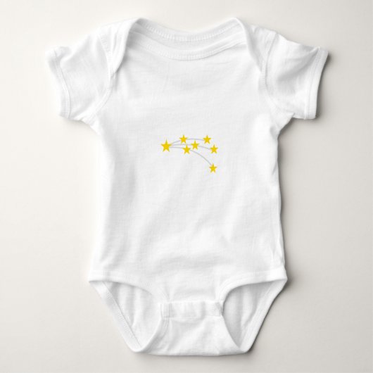 Stern-Logo Baby Strampler (Vorderseite)