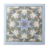 Stern-Mandala Trivet/Fliese Fliese (Vorderseite)