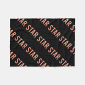 Stern Marquee-Leuchten Fleecedecke (Vorderseite (Horizontal))