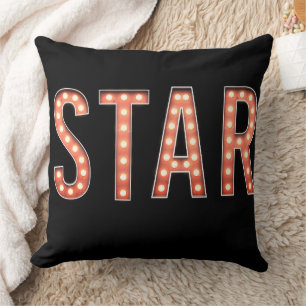 Stern Marquee Lichter Kissen