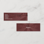 Stern mit Flügeln Mini Visitenkarte (Vorne/Hinten)