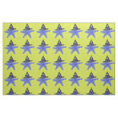Stern mit Hut Stoff (Fat Quarter (45,7 x 55,9 cm))