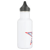 Stern mit Wisconsin in ihm Edelstahlflasche (Links)