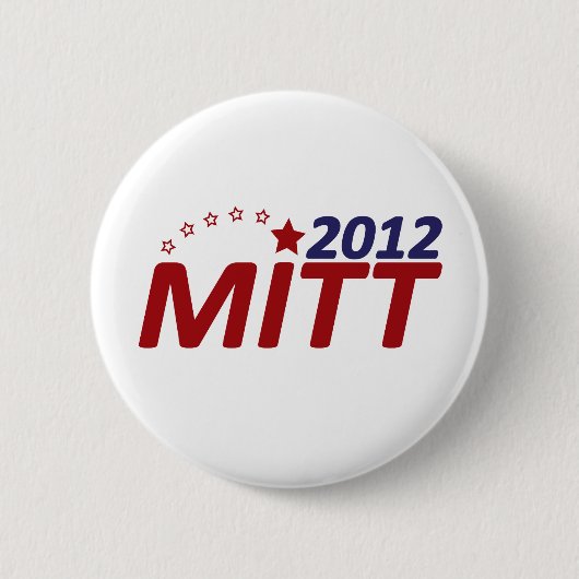 Stern Mitt Romneys 2012 Button (Vorderseite)