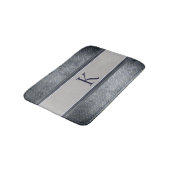 Stern-Monogramm-Bad-Matte Badematte (Schrägansicht)