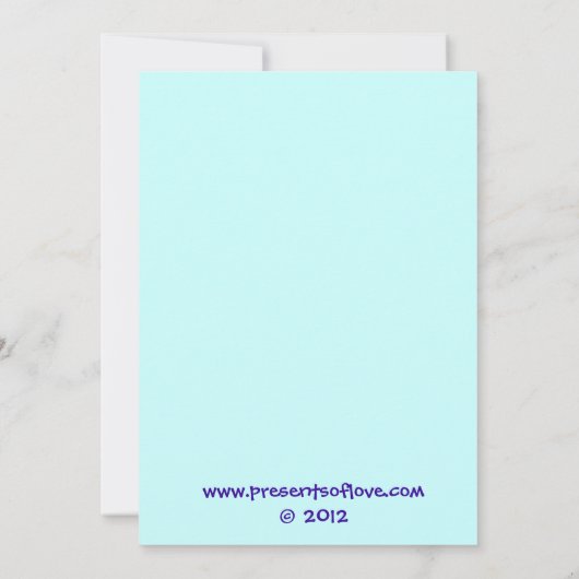 Stern Musical Note Music Erwägungsgrund Einladung (Rückseite)