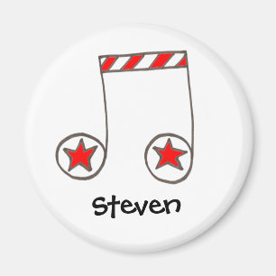 Stern-musikalische Anmerkung Magnet