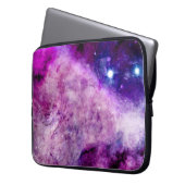 Stern-Nebelfleck-lila Rosa der Laptopschutzhülle (Vorderseite Links)