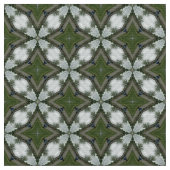 Stern Olivgrün Muster Upholstermöbel Stoff (Nahaufnahme)