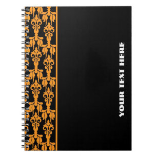 Stern (orange) Notizbuch Notizblock