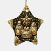 Stern Ornament aus Keramik (Rechts)
