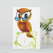 STERN OWL BRIEFPAPIER (Stehend Vorderseite)