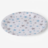 Stern-PapierTeller Pappteller (Schrägansicht)